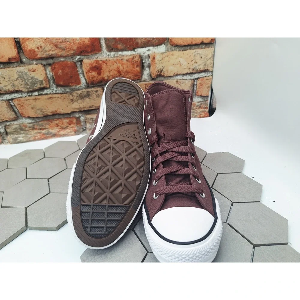 Converse CTAS High Top Shoes‎ Sneakers A12710F Park Red Suede Canvas Men Sz 11.5